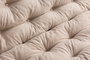 Atelier Del Sofa Renge - Sofá cama de 3 plazas Crema